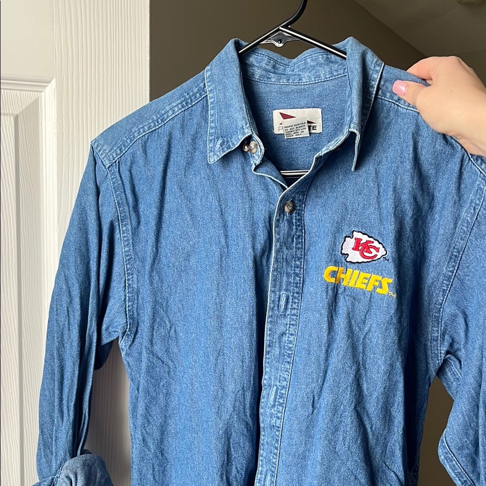 Blue Denim Chiefs Shirt